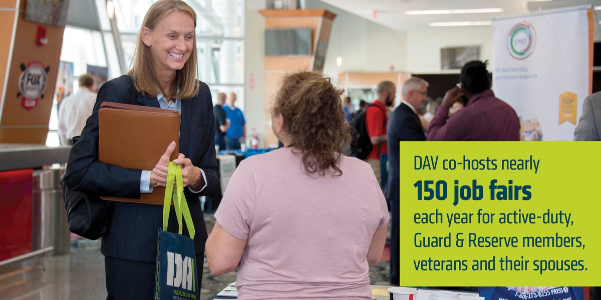 DAV is committed to providing #veterans with resources and opportunities to secure meaningful employment. Visit jobs.dav.org to sign up for our job board, attend a virtual job fair and connect with employers across the country!

#NationalNonprofitDay
