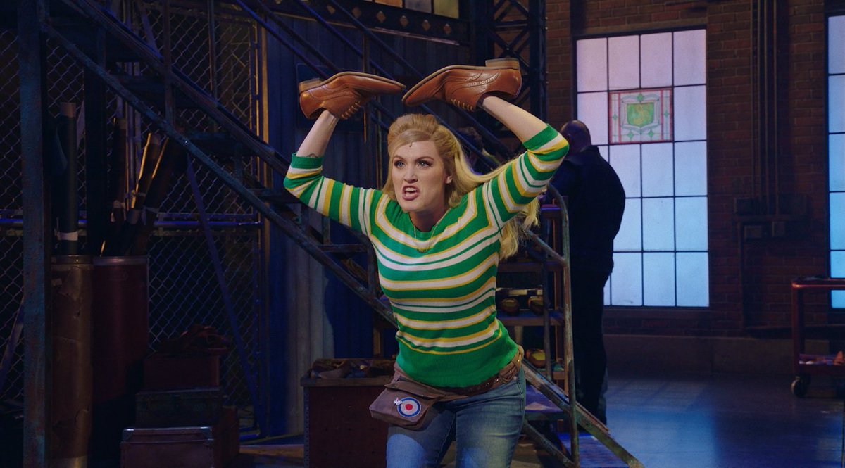 KinkyBootsUK's tweet photo. Lauren's chanelling that #MondayMood. Honestley-ey-ey! 😫

BUT the world seems brighter SIX INCHES off the ground so SASHAY away from Monday &amp; STRUT into selected UK cinemas for Kinky Boots The Musical Encore screenings! 👠💃

Visit: https://t.co/Ik86SIcH1M #KinkyBootsCinema https://t.co/QuZ2eKa3FO
