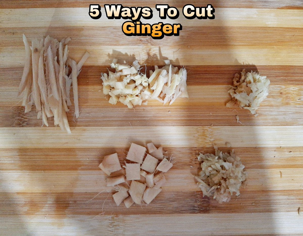Beginners Episode - 13 [ 5 ways to cut ginger ]  Beginning
Go and watch the full video link is here:
youtu.be/wW6IS8HDvaM
.
.
.
#easytastyfood #easy #tasty #food #ginger #ways #beginnersfood #beginnersfitness #beginners #begin #waystocut