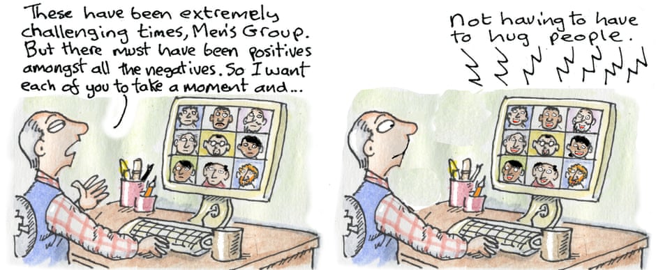 KeyfortNE's tweet image. The Group Embrace Social Distancing (Clare in the Community by The Guardian)

#notouch #remote #zoom #changes #teams