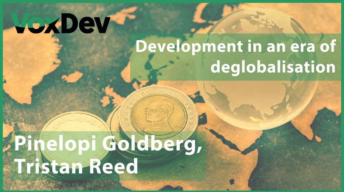 What is the pathway to development in a world with less international integration? Former <a href="/WorldBank/">WorldBank</a> Chief Economist <a href="/PennyG_Yale/">Pinelopi Goldberg</a> discusses how in an era of #deglobalisation, developing countries need more equality within their borders: ow.ly/Dp2750B1wmh