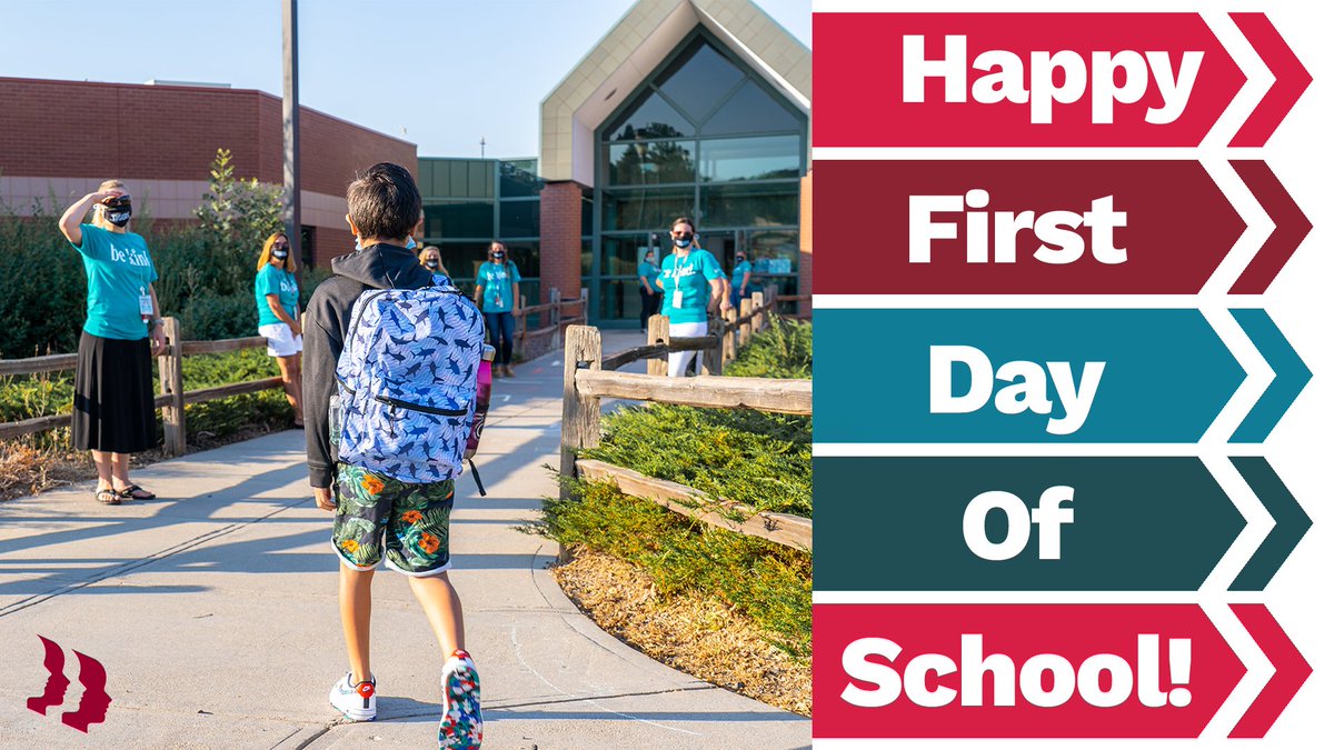 CCSDK12's tweet image. Happy First Day of School! 🎒😊

We're so excited to have students back in our schools safely for the new school year! 

#CCSDForwardTogether #CCSDK12 #BackToSchool