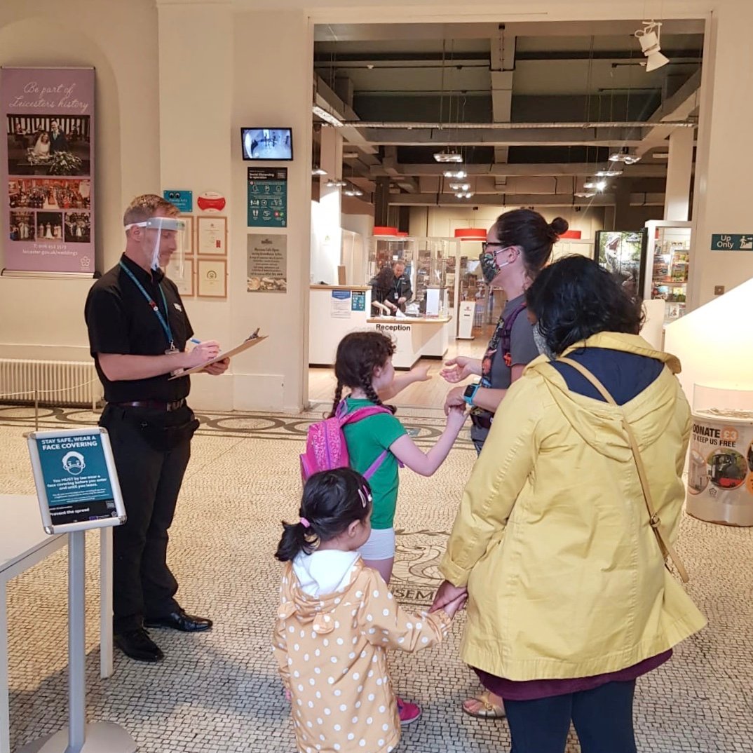 Leicester_News's tweet photo. #Leicester's flagship #museum is open! It's still free to visit, but please pre-book your timed slot – https://t.co/ZphGH8UjCr – and don't forget your face covering. We've reduced capacity to keep you safe, so book early to avoid disappointment! More here: https://t.co/RinR1mL7AC https://t.co/DV3ITOgoxm