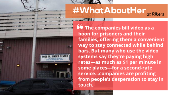 ccf_ny's tweet photo. Women currently detained at #Rikers can only see their children &amp; families through a video screen. Pandemic or not, video visits should never be a replacement for in-person visits. Visitation must resume at Rikers NOW #WhatAboutHer? #ProtectOurVisits https://t.co/hniXqQggd0 https://t.co/9iSjNgzSLz