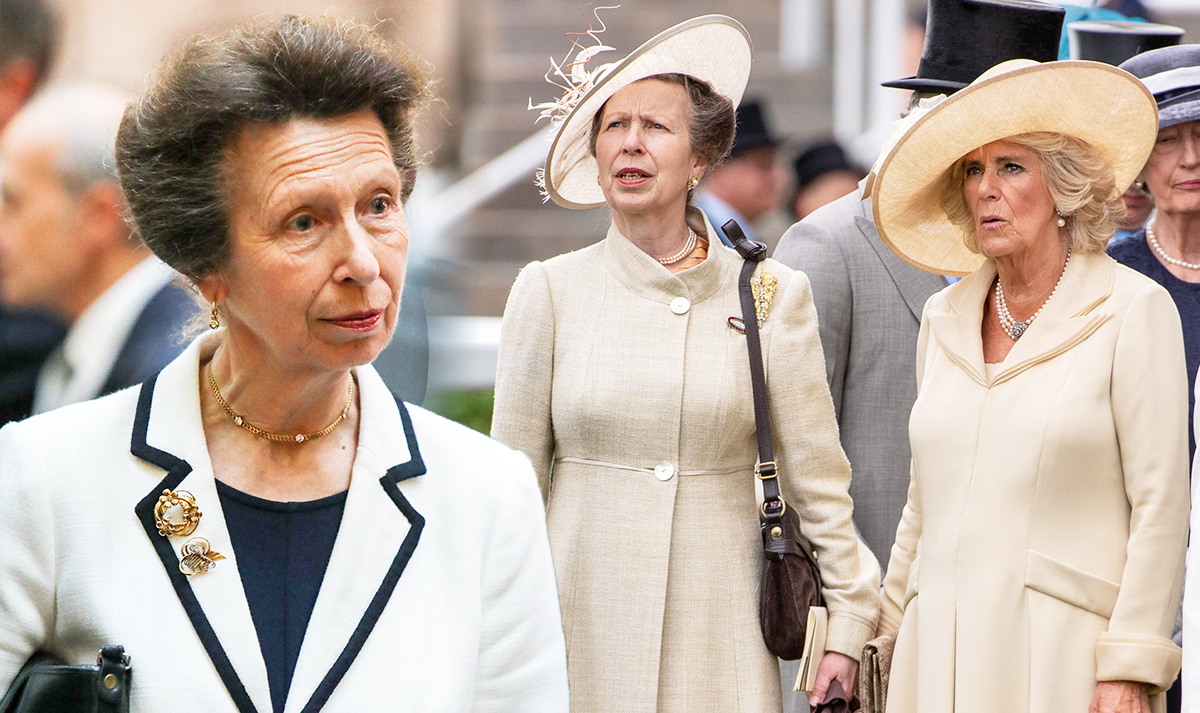 Princess Anne's 'frosty' body language is very different ...