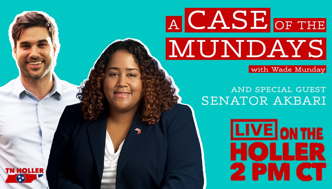 TODAY at 2 pm CT @SenAkbari joins @WadeLMunday on #ACaseOfTheMundays (formerly Mondays With Munday) LIVE on Twitter and Facebook 📺

Sen. Akbari joins to talk about the #DemConvention which she is slated to speak at as one of the Party's rising stars.

Join us and comment along!