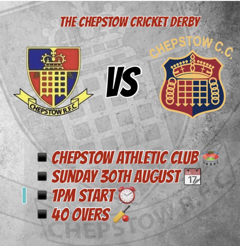 CHEPSTOWRFC's tweet photo. We are back in competitive action‼️
..... just not playing rugby

🆚@ChepstowCricket https://t.co/b6vbCCWZV5