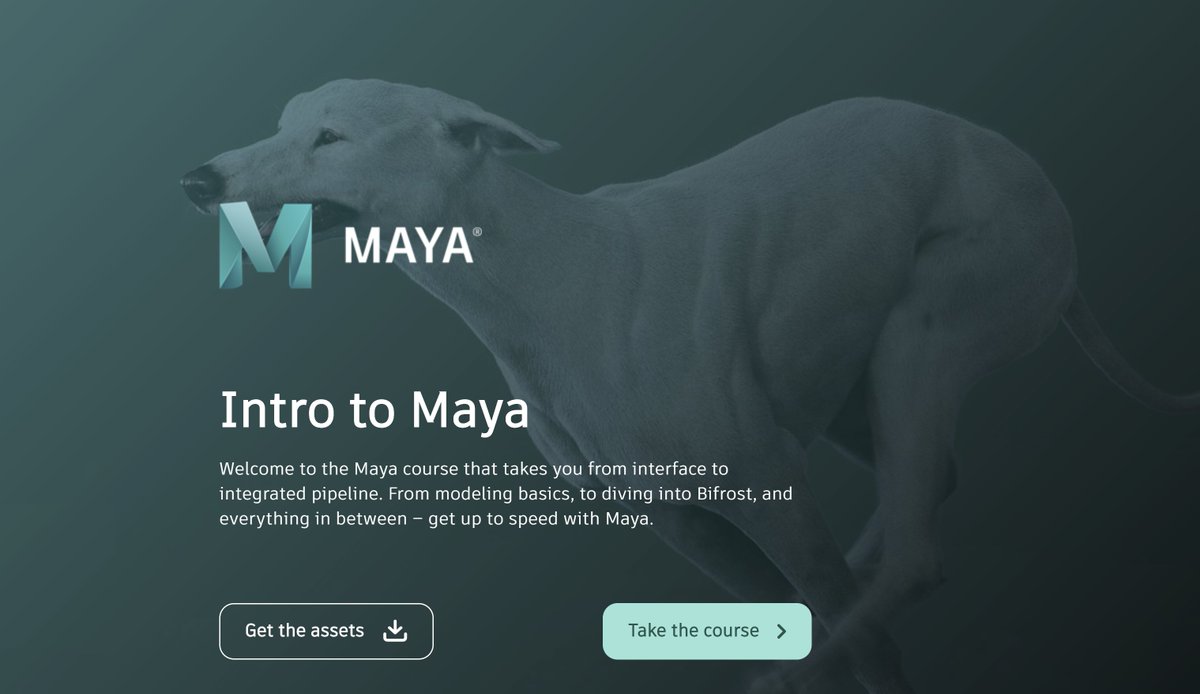 Looking to learn #Maya3D? This introduction course will take you from interface to integrated pipeline - complete with free assets! ✨👉 autode.sk/3kkrzm1