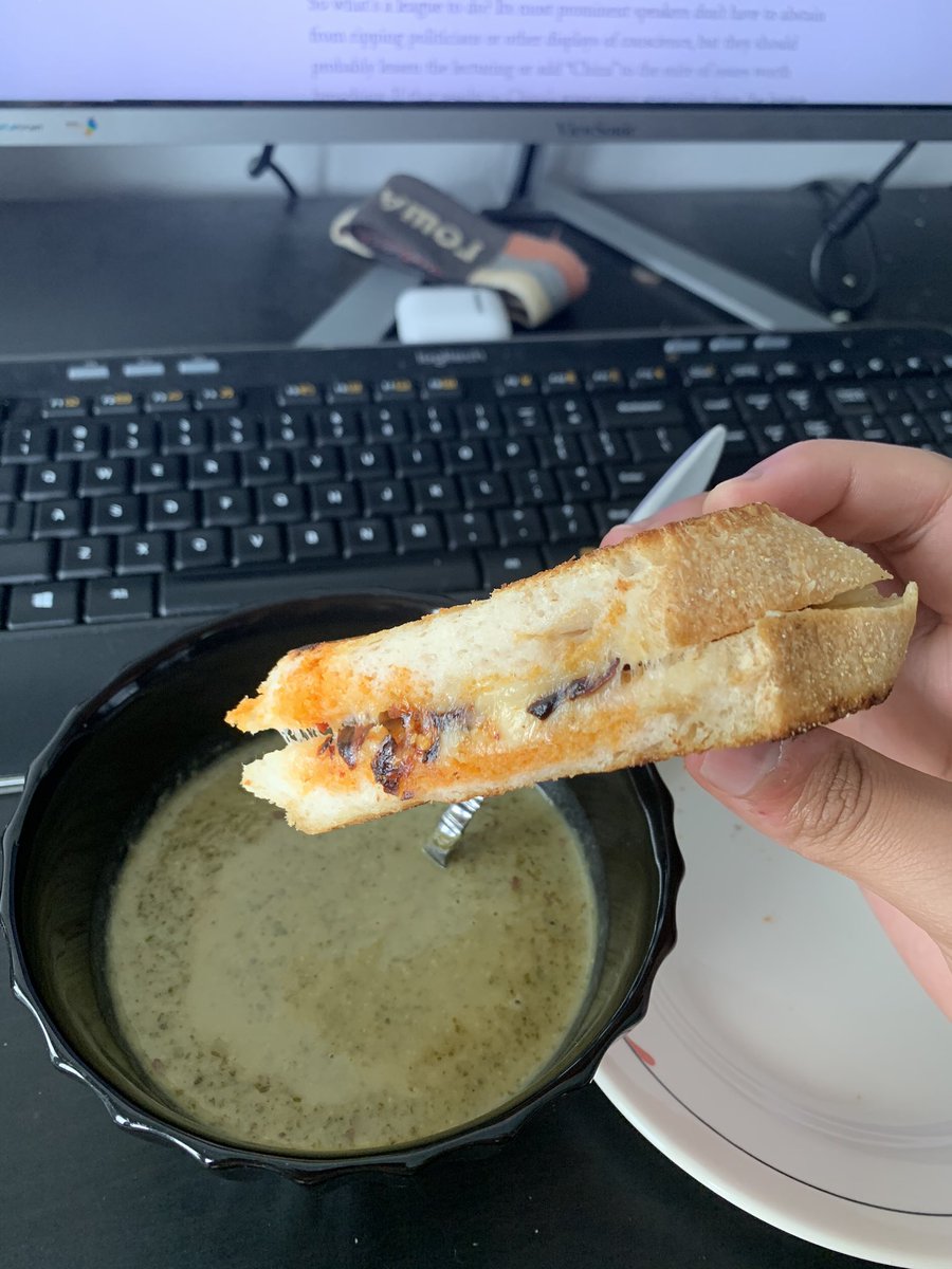 Spicy Chili Crisp Grilled Cheese with Kale Potato Soup sHE COOKED