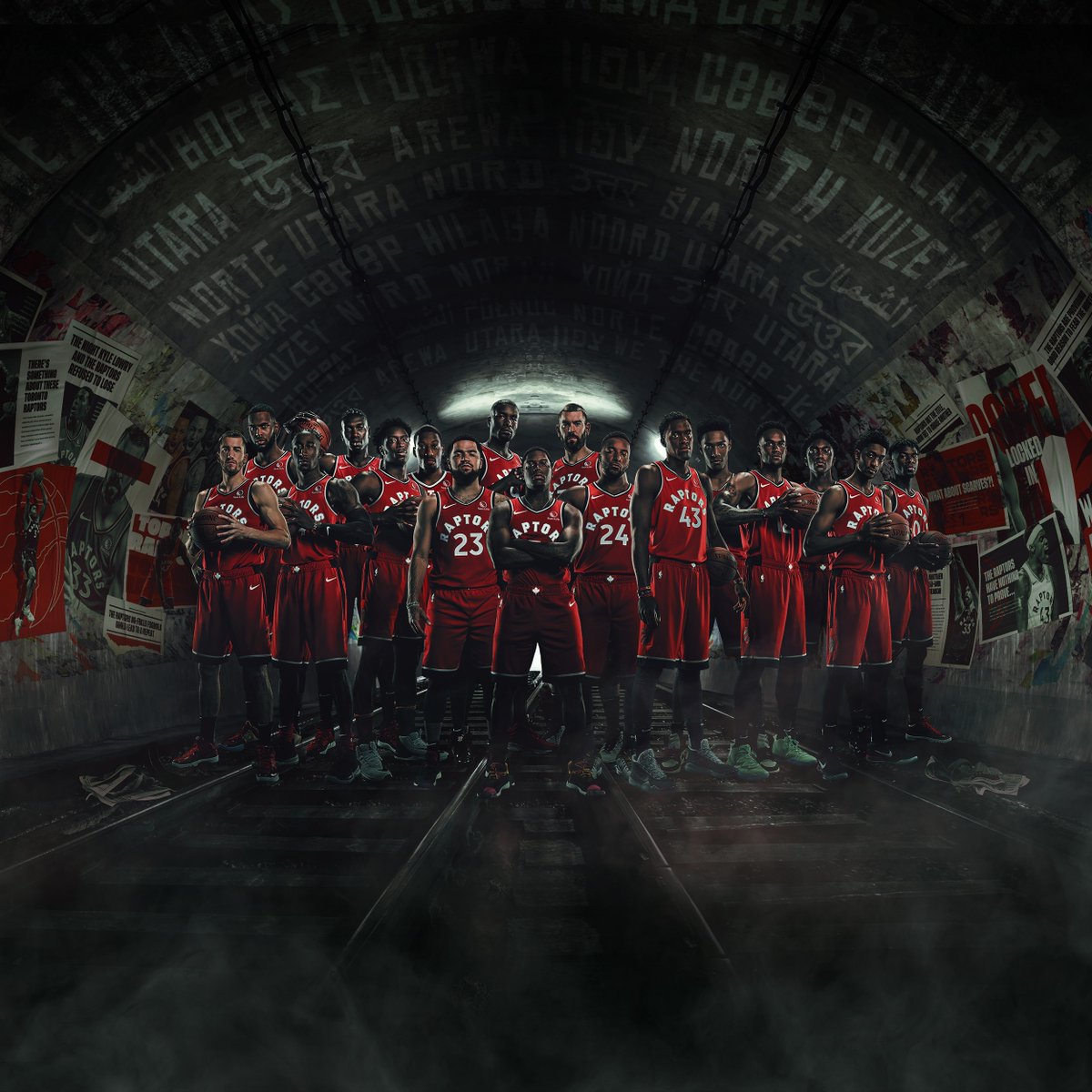 Tunnel vision. One goal. #WeTheNorth