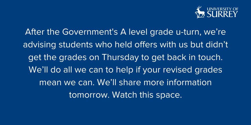 An update on A Level results