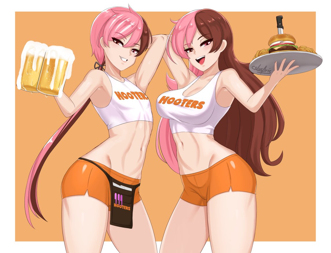 Hooters with a double serving of ice cream.Lewds at my nsfw. 