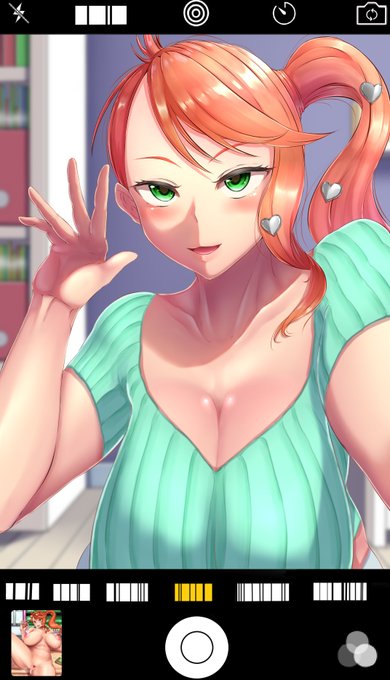 ソニア描きました
カメラフレームはポケモン語風です 