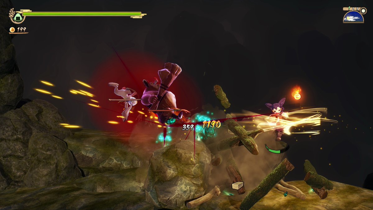 For this #ScreenshotSaturday let us illustrate the side-scrolling action within Sakuna: of Rice and Ruin.

Available 20th November 2020 within Europe and Australia for the Nintendo Switch and PlayStation 4.

bit.ly/sakuna_eu