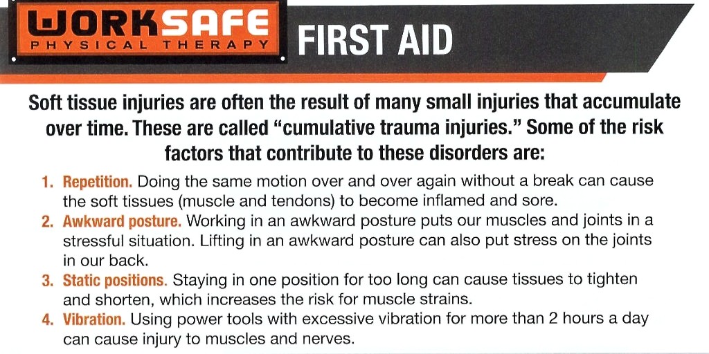 nancywilsonpt's tweet photo. Do you know the risk factors for soft tissue injury?  How many of these are you currently working with? 

Check out https://t.co/rgmm6239xr for more information. https://t.co/7cuReYaGJp