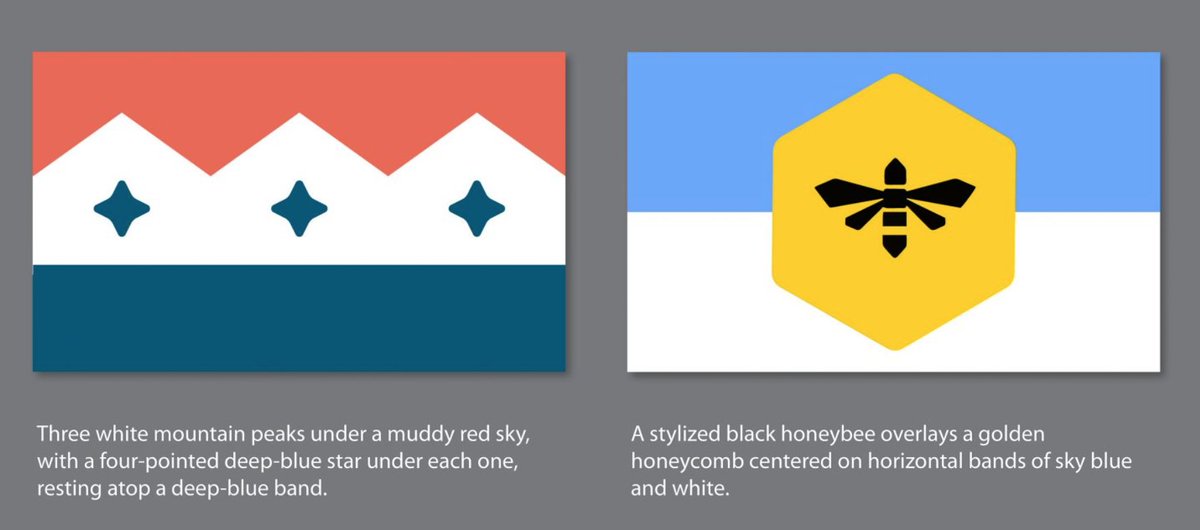 SLCgov's tweet photo. We're in search of a new #SLC flag! Design finalists have been selected &amp; now it's time for the public to take a look at the designs &amp; VOTE! On a scale of 1-10, rate your favorite based on colors, symbols, design &amp; representation at https://t.co/MNEwsombio. @slcmayor @slcCouncil https://t.co/zRqdjOmPi0