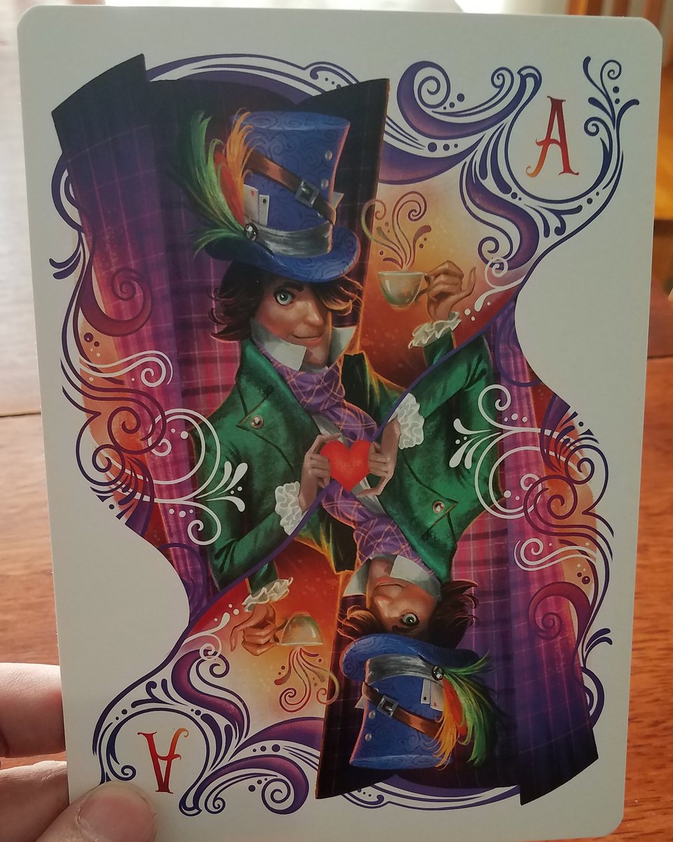 jscottsavage's tweet image. Just got the next piece of pre-order giveaway art. The 5x7 Hatter playing card by the amazing @BDormanArt
@ShadowMountn
jscottsavage.com/wonderland-dia…