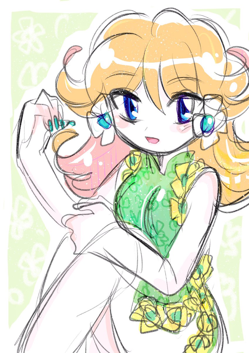 Princessdaisy デイジー姫 Supermario スーパー らくがきしたがり屋のイラスト Princessdaisy デイジー姫 Supermario スーパー らくがきしたがり屋のイラスト