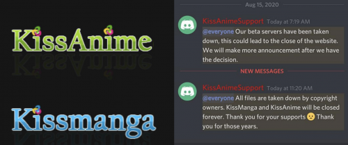 honeysanimeEN's tweet photo. Illegal Sharing Sites KissAnime and KissManga Among First to Feel the Effect of New Stricter Japanese Copyright Laws
Read more: https://t.co/hqOBbsyZYO
#kissanime #KissanimeShutdown #animenews #fansubs #legalstreaming #animeworld https://t.co/xKgryvJRNU