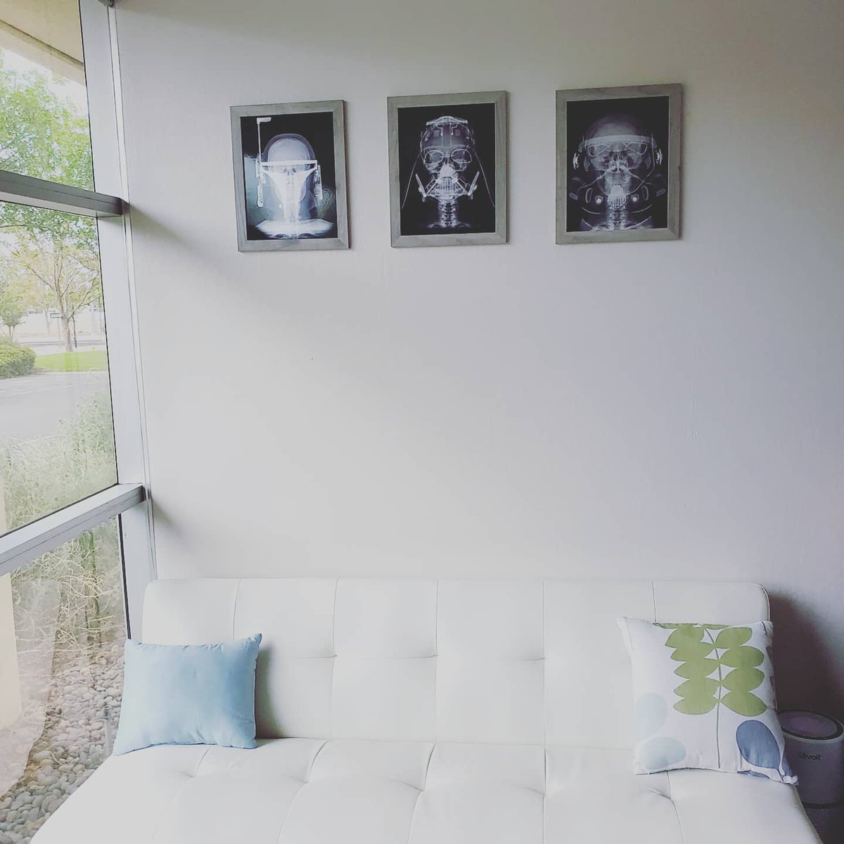 docskalski's tweet photo. Hanging up the first set of 3 metallic prints in my office at work, from my new x-ray fine art collection. You can buy your own @etsy. Frames not included. https://t.co/wqijoUGdLE https://t.co/XG5xq5BQxT