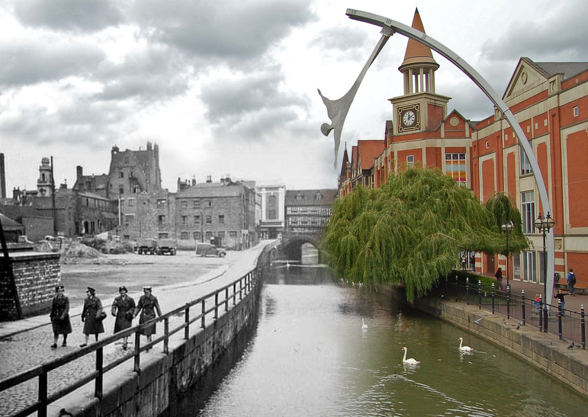 jpbphotography's tweet photo. Lincoln Waterside time shift @visitlincoln @stayinlincoln @SurvLinc @LincsArchives #LincsConnect https://t.co/NKx0VcwLTz