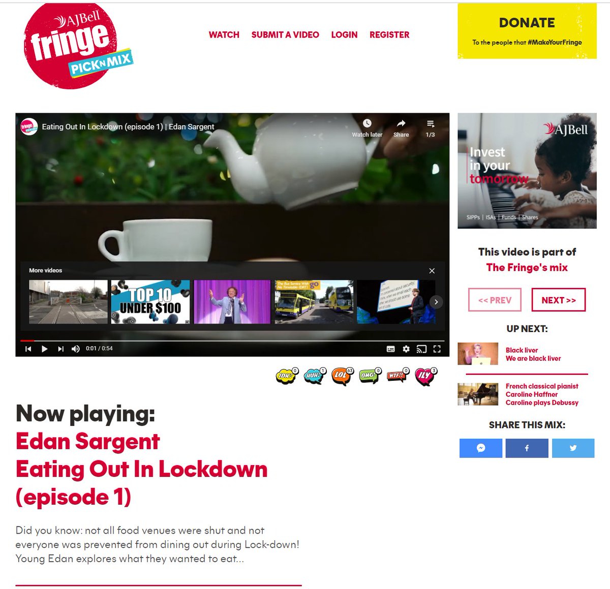 wee_edan's tweet photo. heehee.. I'm now appearing at the virtual #edinburghfringe and @niksargent is very jealous 😂😂😂

https://t.co/FcuRfcbPbD

my silly video about cows is included in this week's #MakeYourFringe PickNMix selection https://t.co/Gv5xI0v6iC