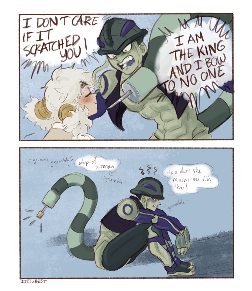 Some Meruem and Komugi because they are cute and I shall always draw them happy 