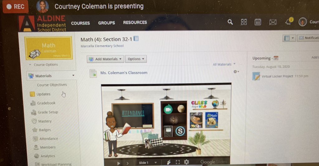 ortizteach's tweet photo. Saw some great things happening today @MarcellaES_AISD teachers utilizing near pod, reviewing virtual classroom expectations and modeling how to access schoology and their courses! Great job team #WatchUsSoarInExcellence #1stQUARTERWINNING @WynneLaToya #AldineAnywhere https://t.co/K1CimsLWnA