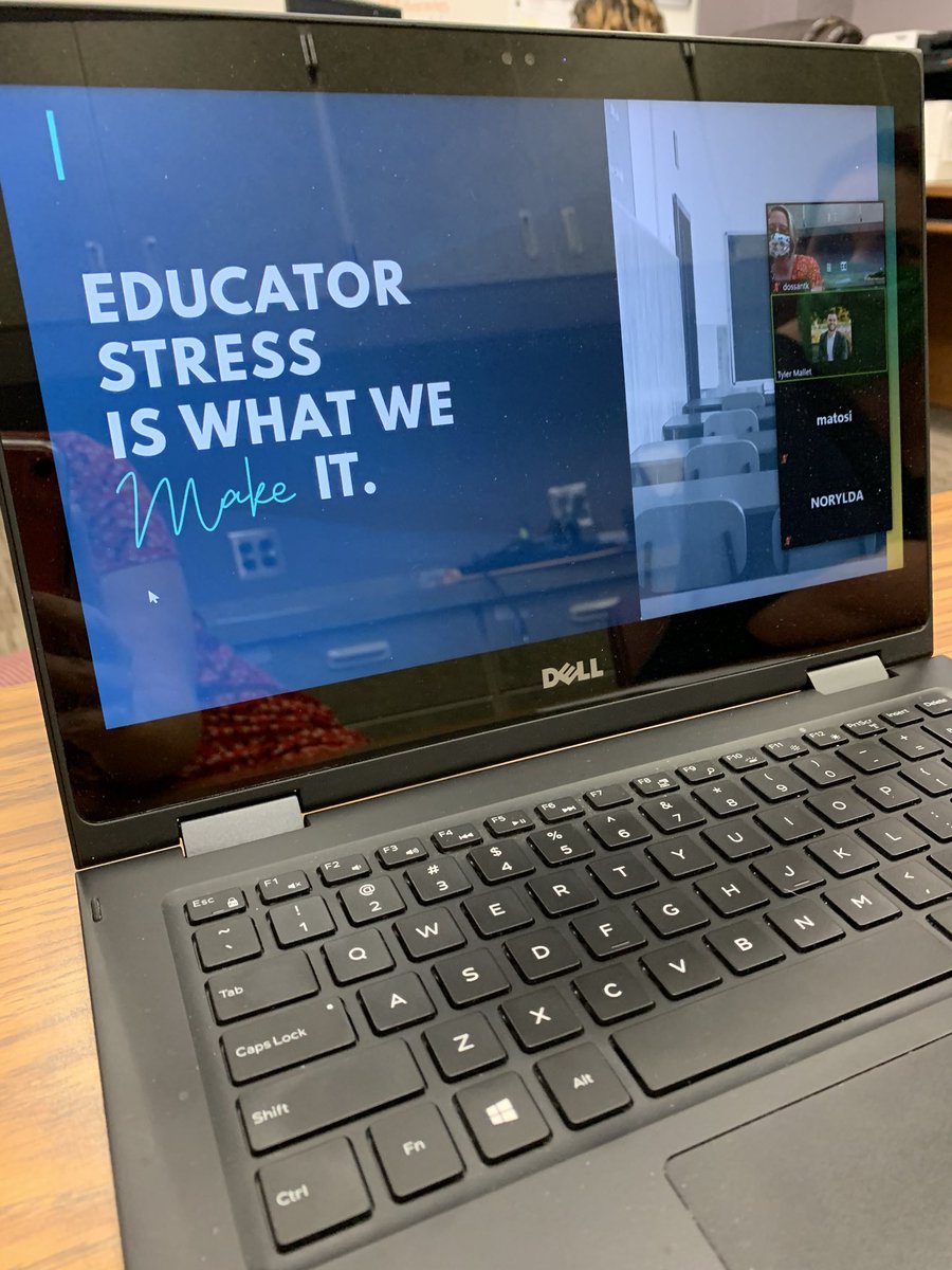 DosKimberley's tweet photo. We enjoyed a great session with @edcoachtyler today! He helped us reframe things that are currently causing us stress!! Who do YOU want to be this school year? #PAFAStars #SDOCGoodtoGreat #inspired https://t.co/j1zhwiCKXt