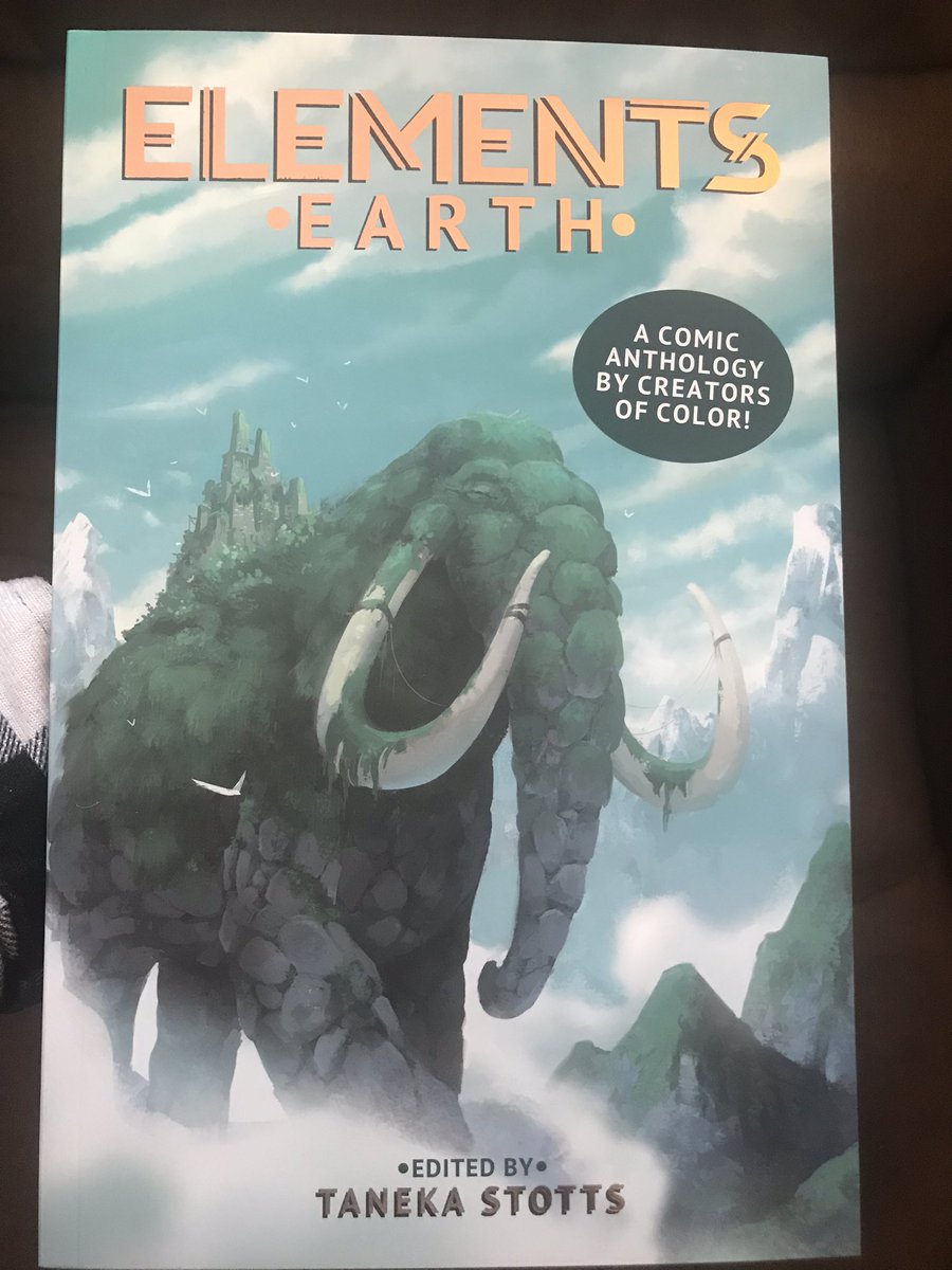 CatParrts's tweet image. Oh heck, my copy of Elements Earth arrived today! Can’t wait to dig into it, looks gorgeous of course. Thanks @TanekaStotts and @AscendComics!