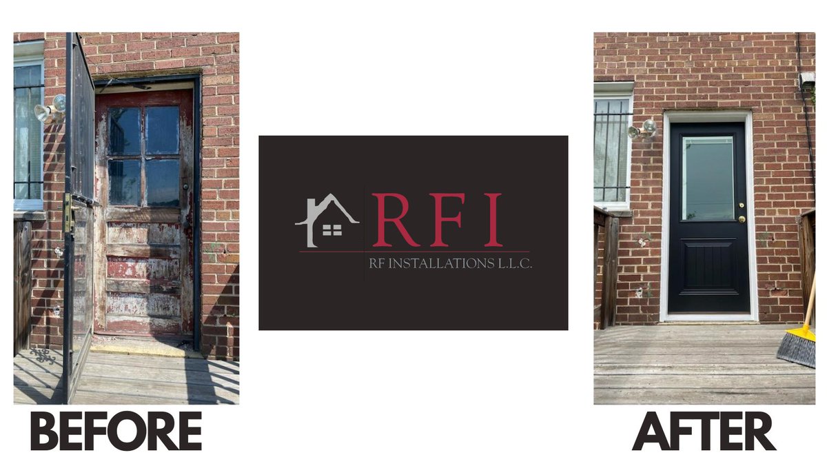 At RFI, we make your home look brand new. <a href="/RFIMidatlantic/">RFI_MidAtlantic</a> <a href="/thdShannon/">Shannon Brown</a> #doors #thehomedepot