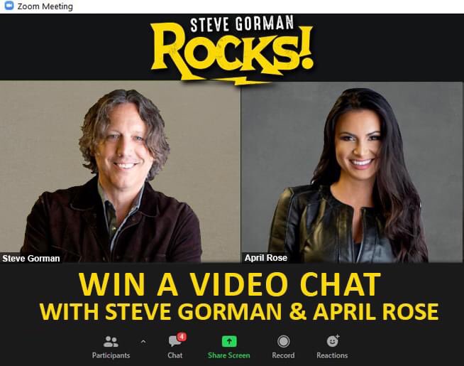 Happy birthday Steve Gorman!  Text EAGLE to (208) 389-9797 to enter to win a chat with Steve & April Rose! 