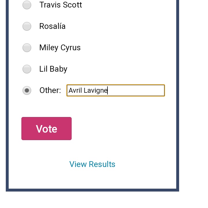LavigneVoting's tweet photo. Vote for @AvrilLavigne, she deserves performing with "We Are Warriors" on the Billboard Music Awards 2020. #AvrilOnBillboards 

Link: https://t.co/LdVXtrihZt https://t.co/61OMTKtfWN