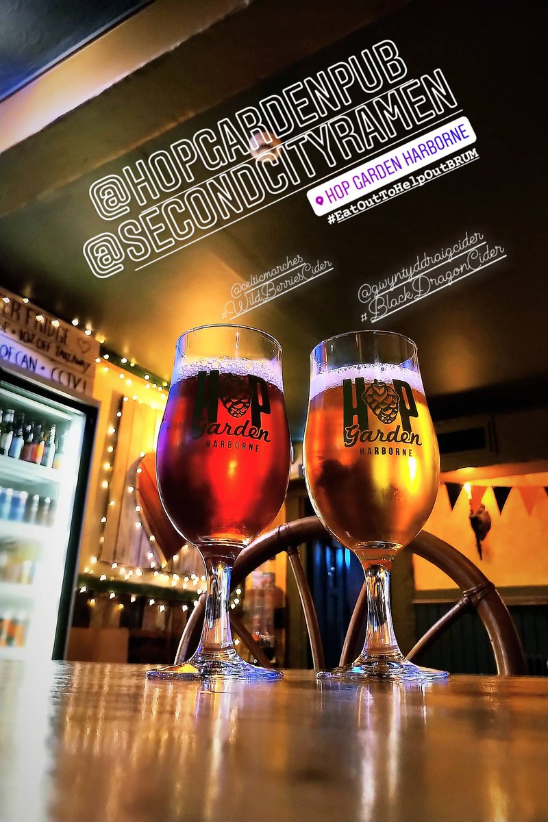 SKCwitter's tweet photo. #EatOutToHelpOutBRUM 🍜
We may or may not have drank all of the #cider at @hopgardenpub #Harborne tonight... with #SecondCityRamen #popup👌 #chashuporkbelly  #charredcorn #soymarinatedegg 🤤
@Gwyntyddraig 7.2% @CelticMarches 5.2% 🙈 #MondayFunday x https://t.co/0LJyLeCR5z