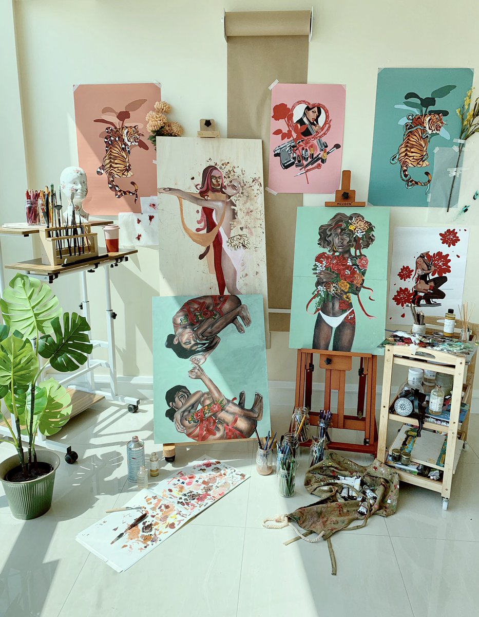 the artist                     the art