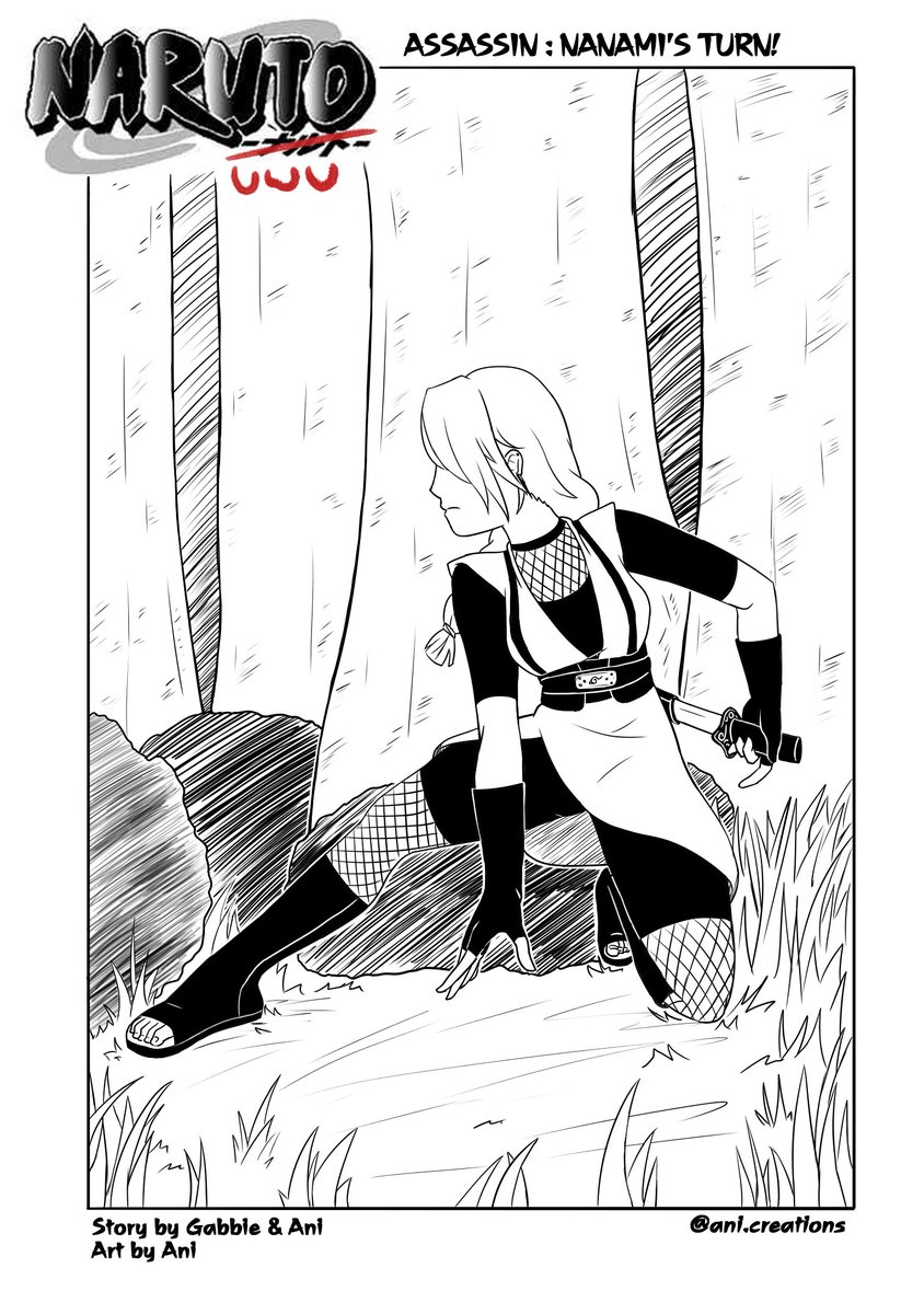 Ani_Creations's tweet photo. Here's a chapter cover of my OC Nanami in Naruto AU. Its just a personal project me and a friend working on together for shits and giggles. ☺ Expect random bits of it...I doubt I'll post full stories... 😅 👉👈 https://t.co/T2QzDELeac