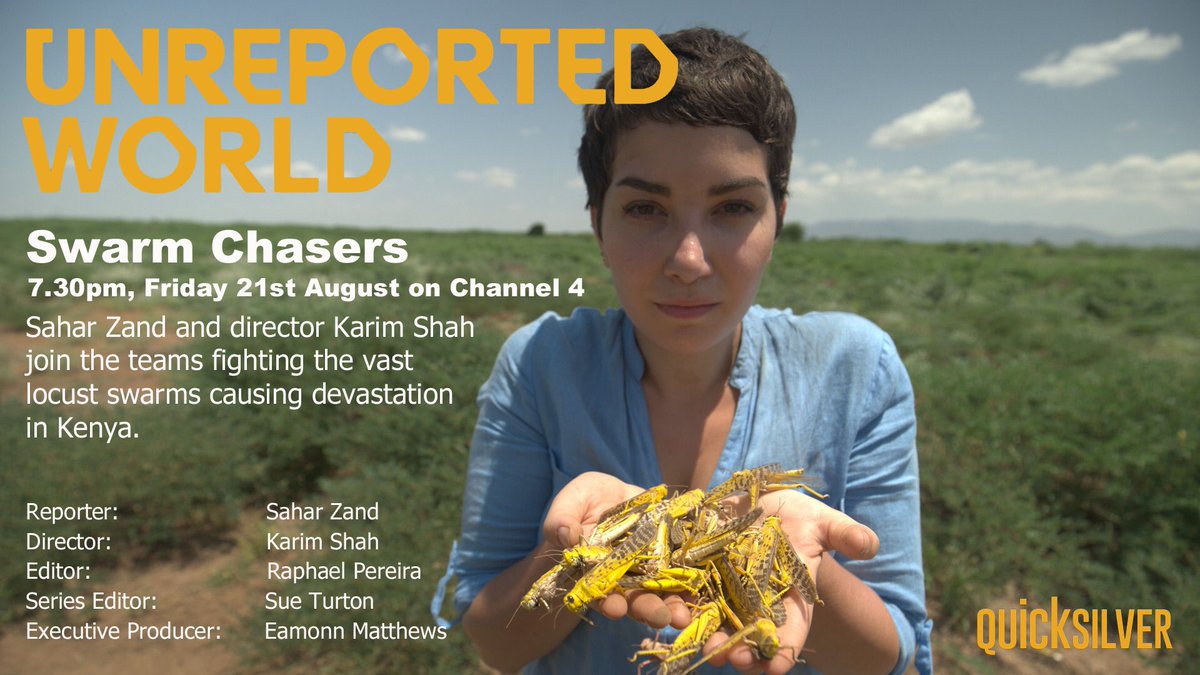 SaharZand's tweet photo. And finally, our latest @UnreportedWorld documentary comes out this fri 😊
#kenya #Locusts #Locustsattack https://t.co/GFFW4C9T87