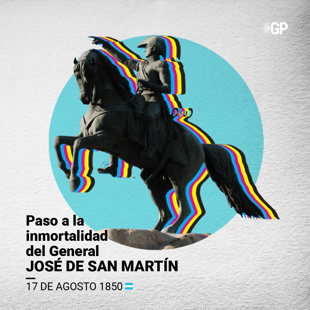 En el 170° aniversario del paso a la inmortalidad del Gral. José de San Martín, honramos su legado que es el defender una patria libre y construir un país para todes. 

No permitamos que el odio nos derrote. #ArgentinaUnida 🇦🇷