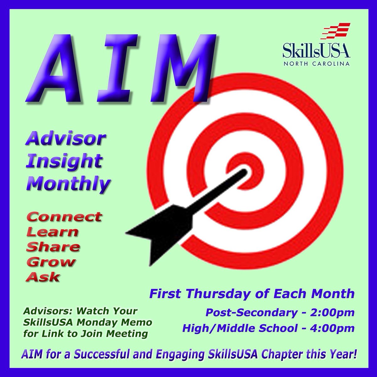 Advisors:  Join us this fall for  A I M  (Advisor Insight Monthly), our new Monthly "Advisor Connect" Virtual Meeting Sessions on the First Thursday of each Month.  Visit the link in our bio to learn more!