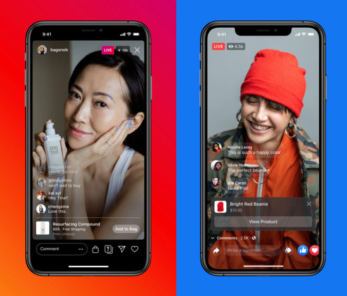 3/ What innovations/behaviors are emerging? Live shopping: brands like  @acurrentaffair are hacking IG Live. As more users adopt Live and can buy directly from streams, we'll see a surge of live shopping similar to Taobao in China