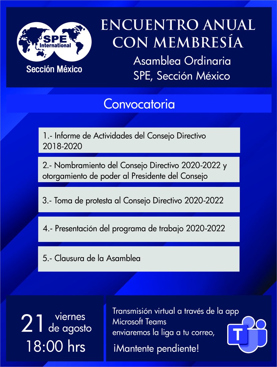 SPE Sección México tweet media