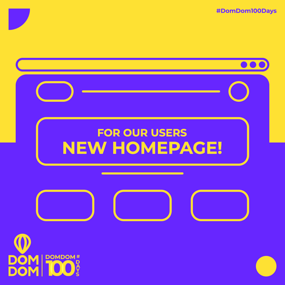 DomDomTD_'s tweet photo. صفحة رئيسية جديدة، بـ #تجربة_مستخدم أفضل بكثير، لمستخدمينا 🥳

ابدأ تجربتك مع #دوم_دوم، مجاناً: https://t.co/WNbWWl3e9M

#DomDom
#DomDom100Days #UX https://t.co/Bbakbjuosy