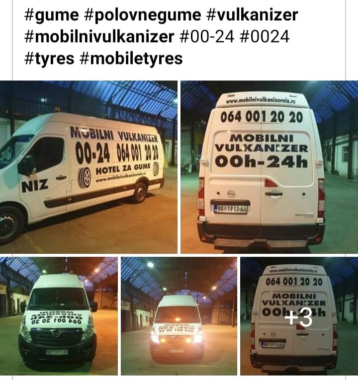 SABANOTTI's tweet photo. Još jedan kombi spreman za rad na terenu!
Dostupni 00-24!
Gde god da ste tu smo za vas!
Telefon 064/001-20-20
Od sada i na novoj adresi Tosin Bunar br.51! Vulkanizer,hotel za gume 00-24!Tosin bunar br.51
#gume #polovnegume #vulkanizer #mobilnivulkanizer #00-24 #0024 #tyres https://t.co/KVKKPyt5FL