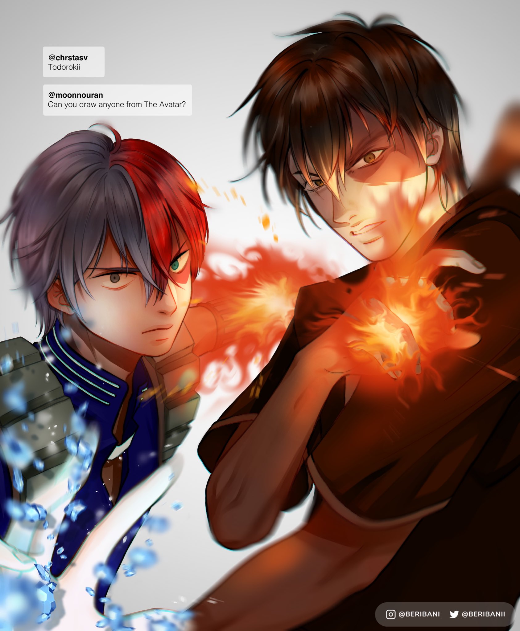 toga and todoroki kiss scenePesquisa do TikTok