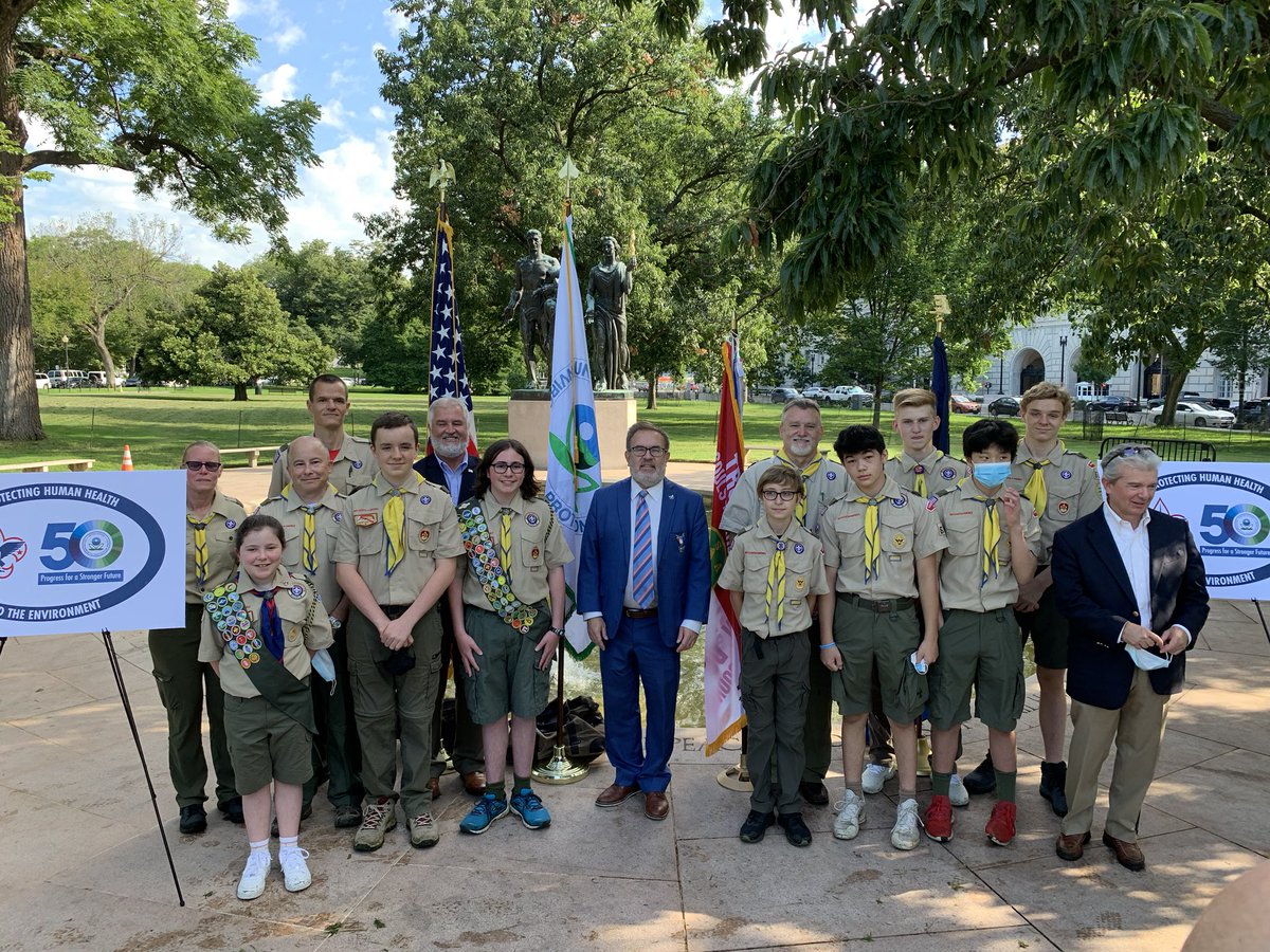 Great event this morning! MOU between <a href="/EPA/">U.S. EPA</a> and <a href="/boyscouts/">Scouting America</a> signed today at the Boy Scouts Memorial in Washington DC. Thanks @EPAAWheeler #Troop673GreatFalls