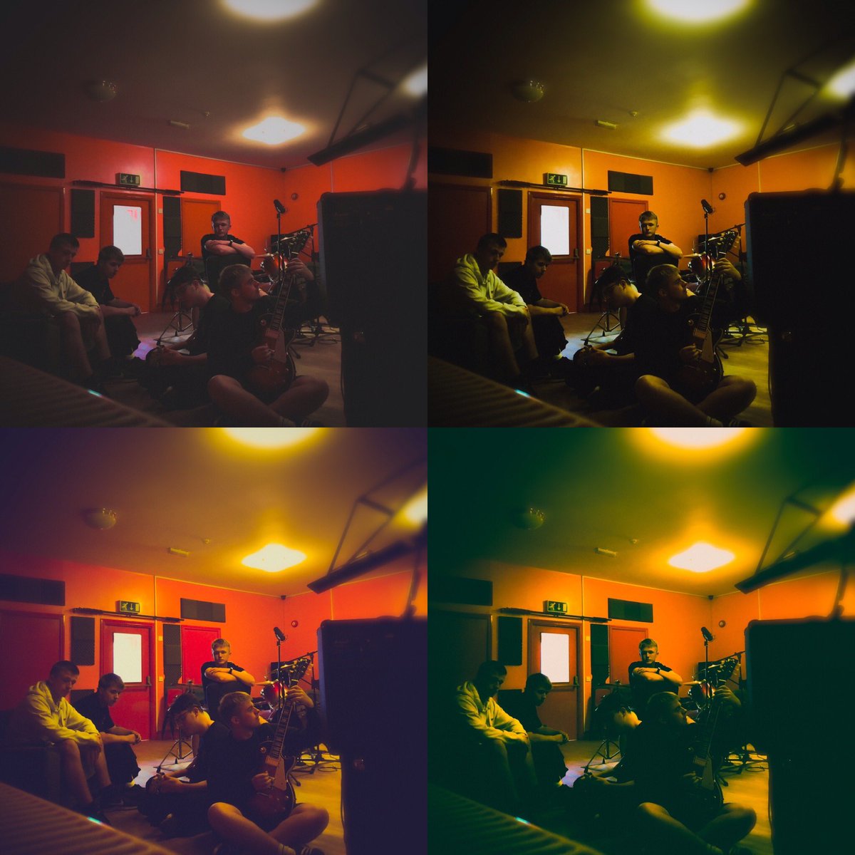 THE_EST19's tweet photo. Recording in orange studio, Penmaenmawr, 2020 https://t.co/y4ELwamleZ