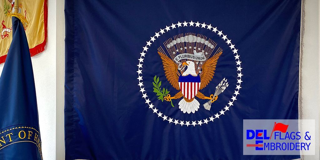 delflags's tweet image. Look for our handy work when the president is in town today!  Read more on what we do. buff.ly/3avWfMJ #DELFlags