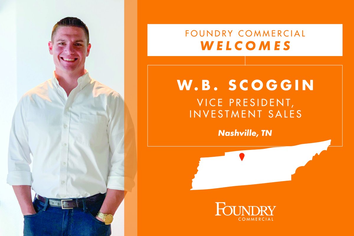 Our Investment Advisory Group is pleased to announce W.B. Scoggin has joined the Nashville office. W.B. will serve as Vice President specializing in multi-family investment sales. With 10+ years of extensive CRE experience, W.B. makes a great addition to the team. Welcome, W.B.!