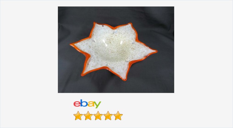 EtagereAntiques's tweet photo. Orange Gold Flower Bowl Hand Blown Cased Glass Centerpiece Fruit Bowl | eBay #vintage #gotvintage #artglass #glassbowl #centerpiece #orangeflower #casedglass #displaybowl #homedecor 
https://t.co/pZoqri2cy0
(Tweeted via https://t.co/nQi0oquTl3) https://t.co/CuXGwp2f0M