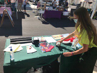 LassenNF's tweet photo. The NorCal 2020 National Forest Fire Prevention Team was at the Farmers Market in Susanville, CA. The team shared prevention messages & current fire restrictions for the #LassenNF with over 70 people. Join us Sat Aug 22 from 8am-12pm #KnowYourForest #YourForestYourResponsibilty https://t.co/o4kDReuYzt